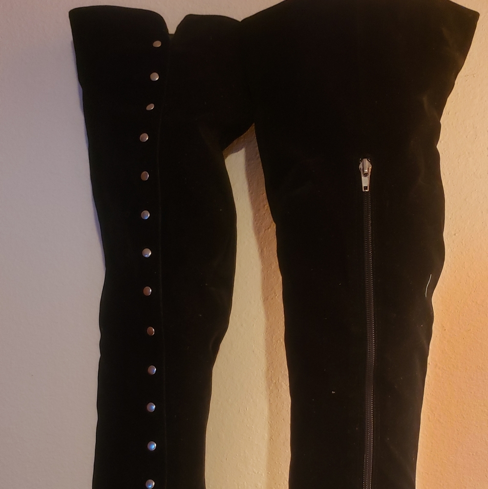 Lilian thigh high heels